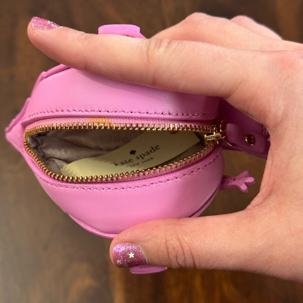 Kate Spade Pink Dinosaur Coin Purse - Picture 5 of 5